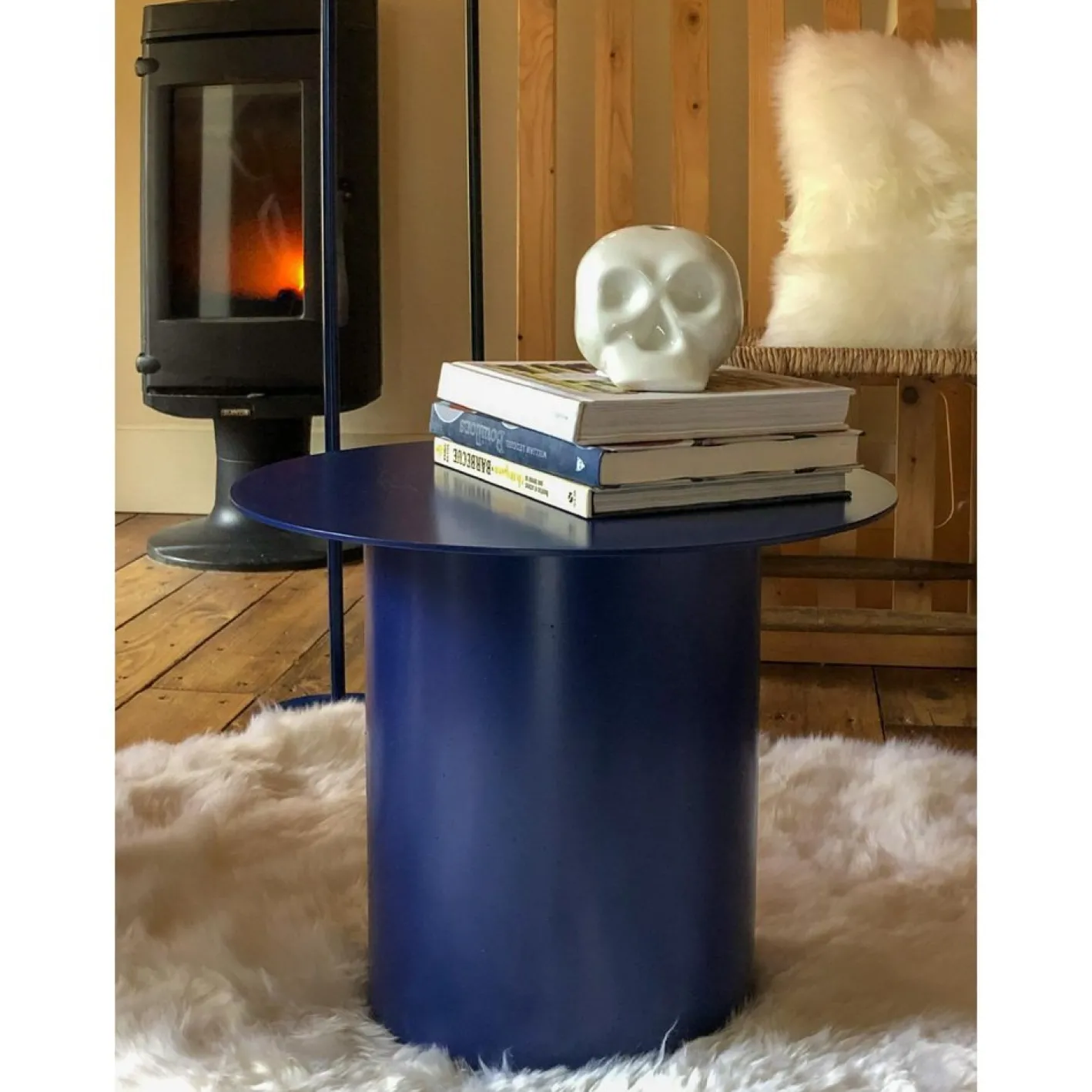 Gipsy 45 Niedriger Basse Metalltisch von Laurence Du Tilly