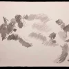 Giselle Halff, Katze, Original Aquarell, Mitte 20. Jh