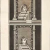 Giuseppe Aloja, Antike Römische Fresco Herculaneum, Original Radierung, 18. Jh