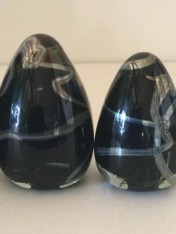 Glas Eier von Florea Silviu, 3er Set