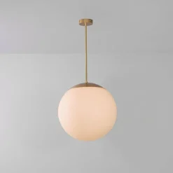Glas Globe Opal 40 Hängelampe von Schwung