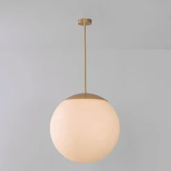 Glas Globe Opal 60 Hängelampe von Schwung