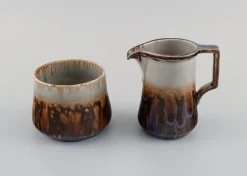 Glasiertes Mexico Kaffeeservice aus Steingut von Bing & Grøndahl, 16er Set