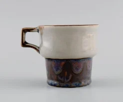 Glasiertes Mexico Kaffeeservice aus Steingut von Bing & Grøndahl, 16er Set