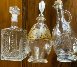 Glaskaraffen, 1960er-1980er, 3er Set