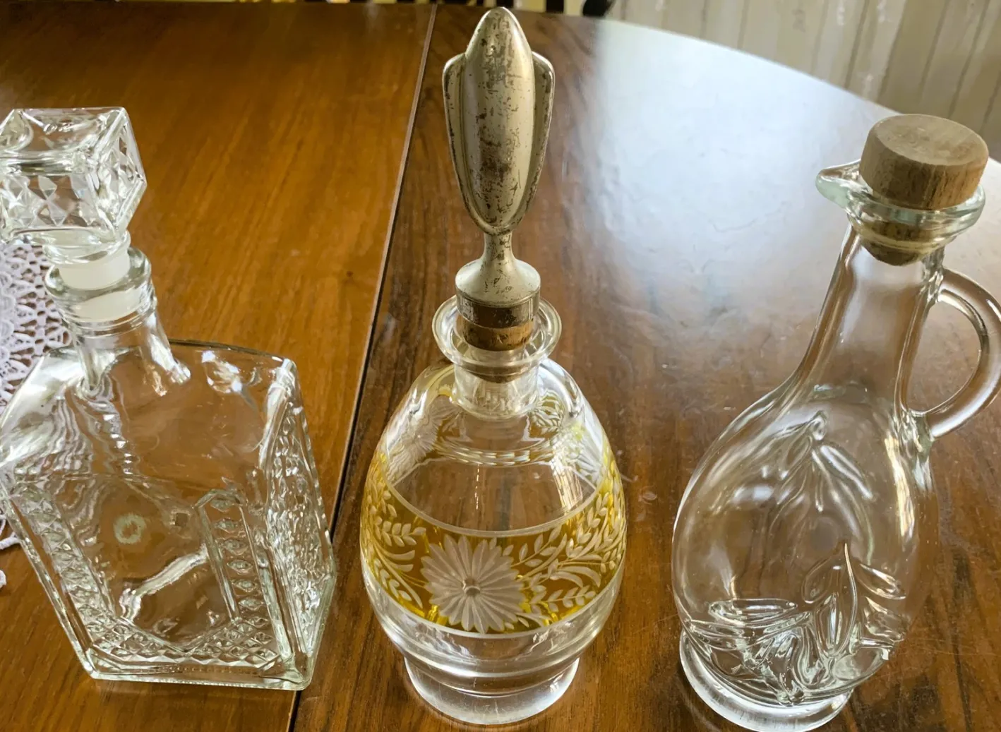 Glaskaraffen, 1960er-1980er, 3er Set