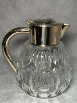 Glaskrug mit Einsatz von Quist, Deutschland, 1970er