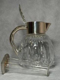Glaskrug mit Einsatz von Quist, Deutschland, 1970er
