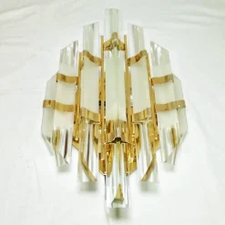 Glas Wandleuchte von Paolo Venini, 1970er