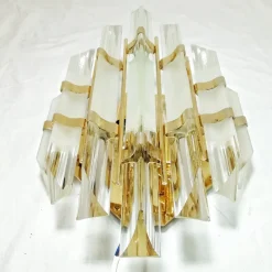 Glas Wandleuchte von Paolo Venini, 1970er