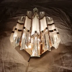 Glas Wandleuchte von Paolo Venini, 1970er
