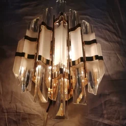 Glas Wandleuchte von Paolo Venini, 1970er