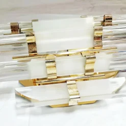 Glas Wandleuchte von Paolo Venini, 1970er