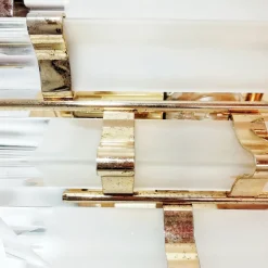 Glas Wandleuchte von Paolo Venini, 1970er