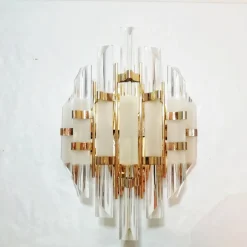 Glas Wandleuchte von Paolo Venini, 1970er