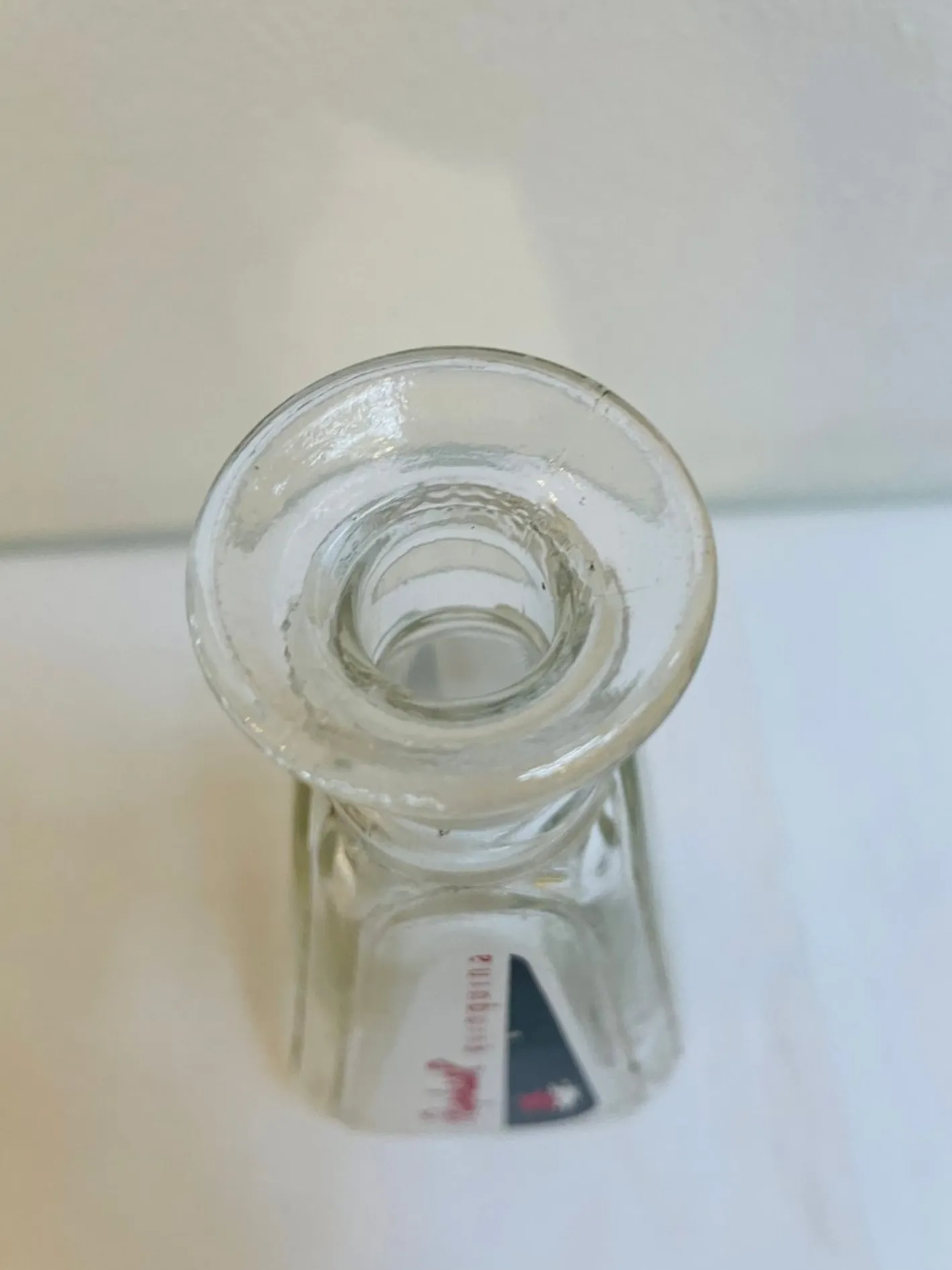 Glas Wasserkaraffe von St Raphael Quinquina, Frankreich, 1950er