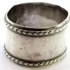 Glatter Serviettenring aus Silber