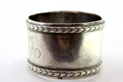 Glatter Serviettenring aus Silber