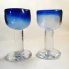 Gläser mit Füßen von Viivi-Ann Keerdo für Koppel-Keerdo Glas Studio, 1999, 2er Set