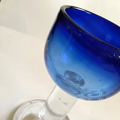 Gläser mit Füßen von Viivi-Ann Keerdo für Koppel-Keerdo Glas Studio, 1999, 2er Set