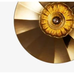 Goldene Fractale Wandlampe von Radar
