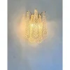 Goldene Italienische Wandleuchte mit Conchiglie Murano Glas von Simoeng für Simoeng