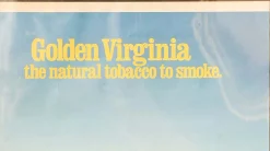Goldenes Vintage Virginia Werbeplakat, 1970er