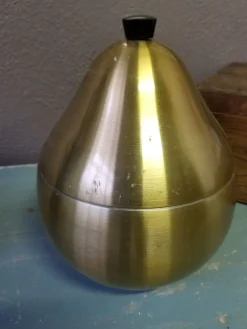 Goldfarbene Birnen Eiskiste von Novo Industries, 1960er