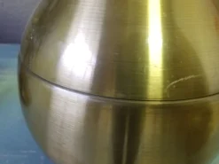 Goldfarbene Birnen Eiskiste von Novo Industries, 1960er