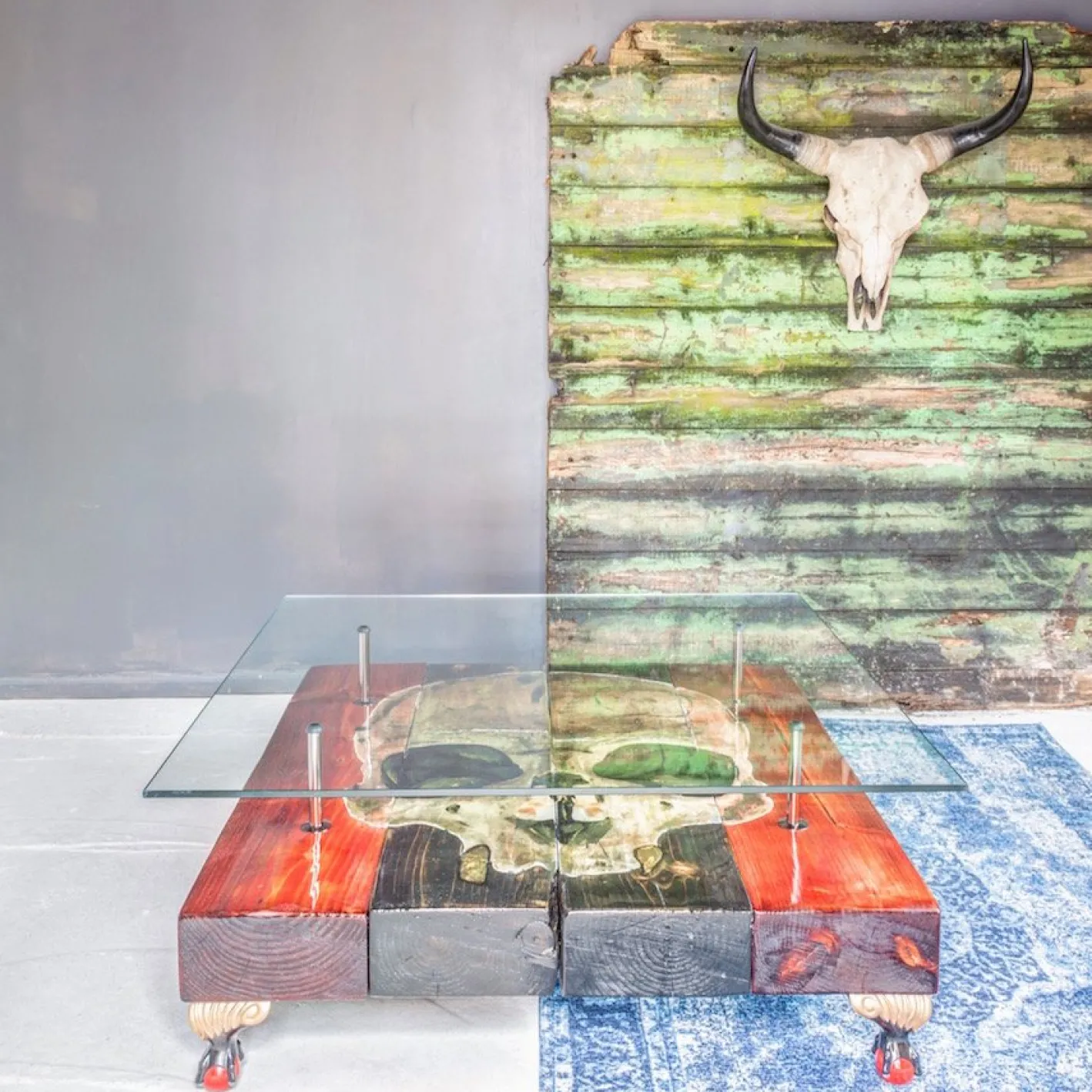 Gothic Skull Couchtisch von Anthony W Parry für Cappa E Spada, 2015