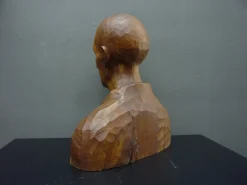 Gottfried Fuetsch, Große Büste, 1950er-1970er, Lindenholz