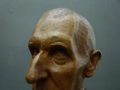 Gottfried Fuetsch, Große Büste, 1950er-1970er, Lindenholz