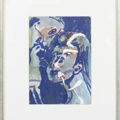 Graça Morais, Composition, 1980er, Mixed Media auf Papier