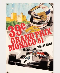 Grand Prix De Monaco 39e 1981 Limited Edition Poster von J. Grognet