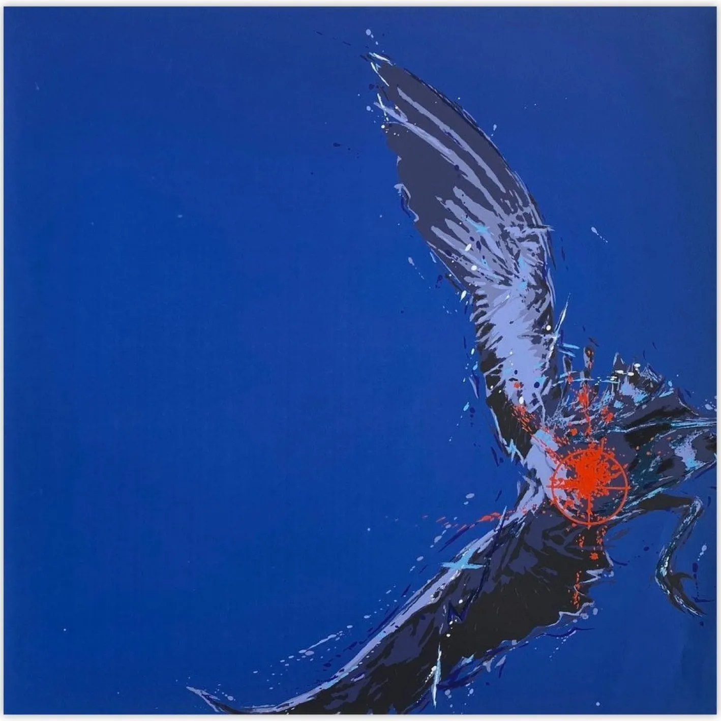 Gérard Le Cloarec, Target Bird, 1976, Siebdruck