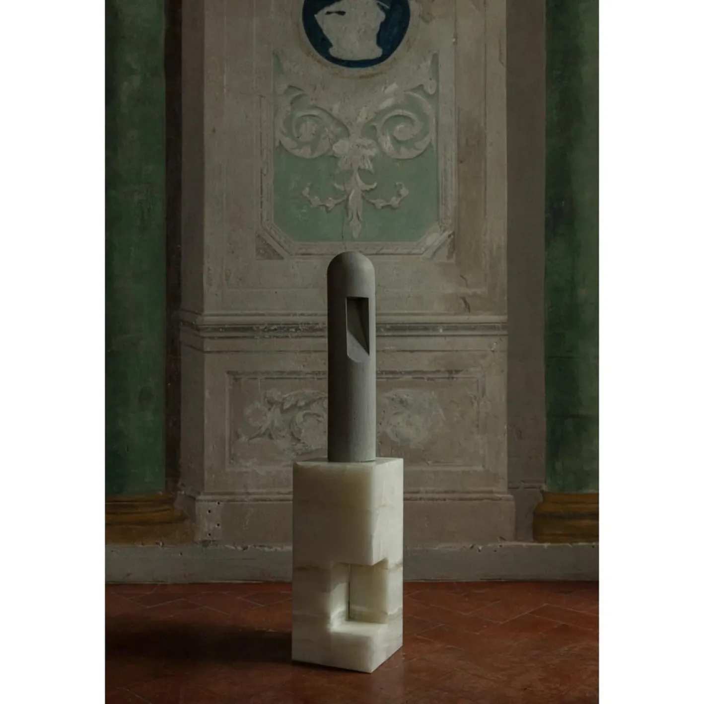 Graue Betonlampe von Rick Owens