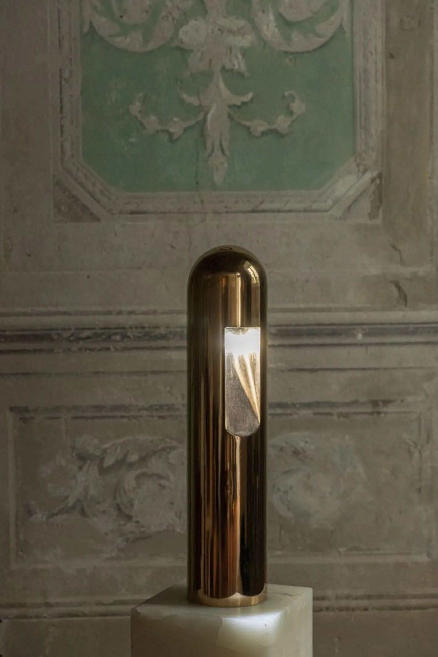Graue Betonlampe von Rick Owens