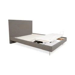 Graues Stoffbett von Schramm