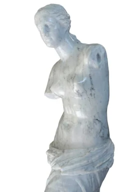 Griechische Statue der Venus von Milo aus Carrara Marmor, 20. Jh