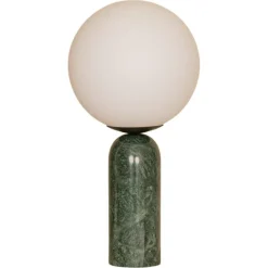 Grüne Atlas Tischlampe aus Marmor & Stahl von Simone & Marcel