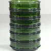 Grüne Glasschalen von Nissen, Dänemark, 1970er, 6er Set