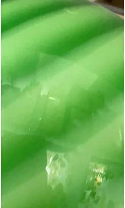 Grüne Hängelampe aus Muranoglas von Simoeng