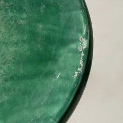 Grüne Italienische Keramiksäulen im Imperial Stil, 1930er, 2er Set