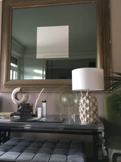 Grüne Mid-Century Tischlampen aus glasierter Keramik von Porta Romana, 2er Set