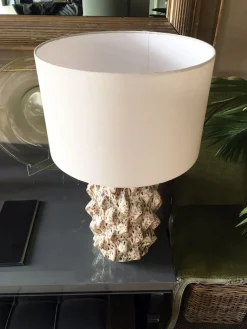 Grüne Mid-Century Tischlampen aus glasierter Keramik von Porta Romana, 2er Set