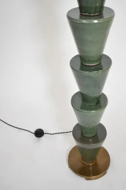 Grüne Nizwa Stehlampe von Barracuda Interiors