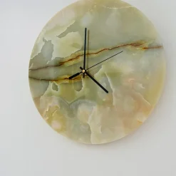 Grüne Onyx Wanduhr von Forzini