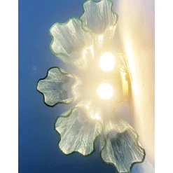 Grüne Tronchi Wandleuchten aus Muranoglas von Simoeng, 2