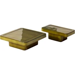 Grün lackierter Ardys Tisch von Patricia Urquiola für Cassina, 2er Set