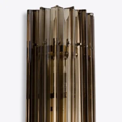 Große Amaro Wandlampe aus Rauchquarz von Pure White Lines